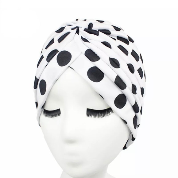 WomenTurbanHijabCap Wrap Stretch Hat - Picture 4 of 9